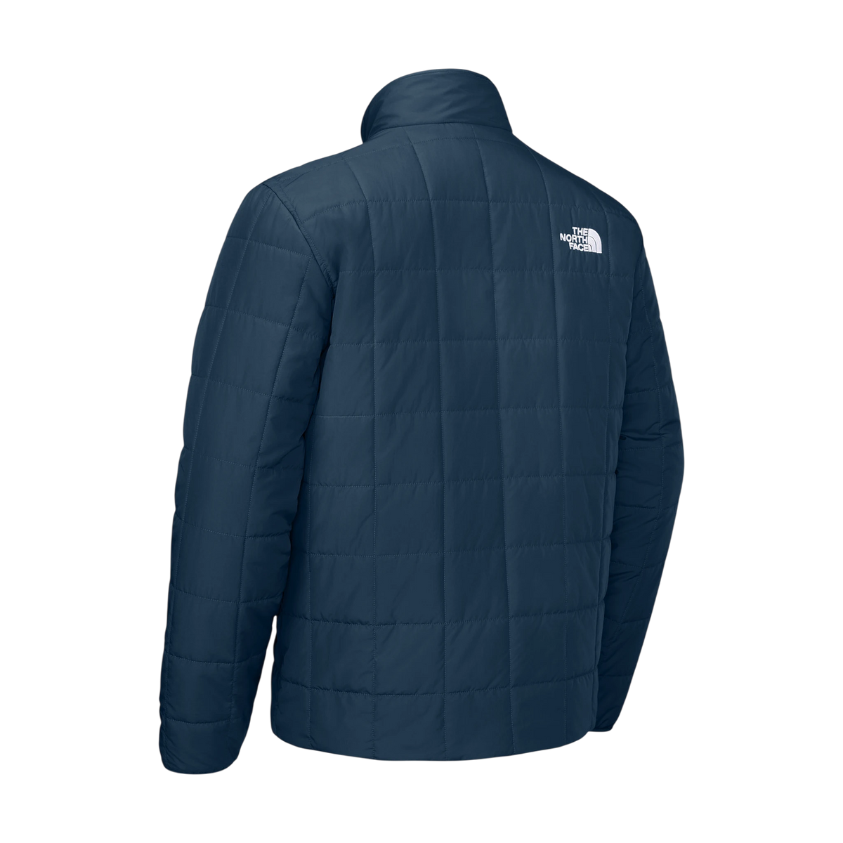The North Face Iron Drift Quilted Jacket in Summit Navy — custom branded by Motive