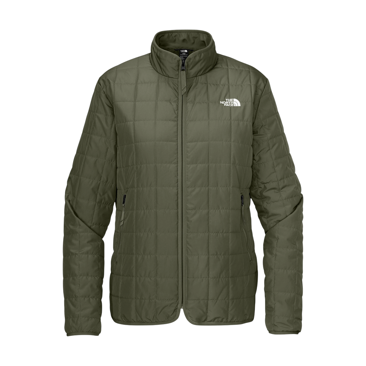 The North Face Women's Iron Drift Quilted Jacket in New Taupe Green — custom branded by Motive
