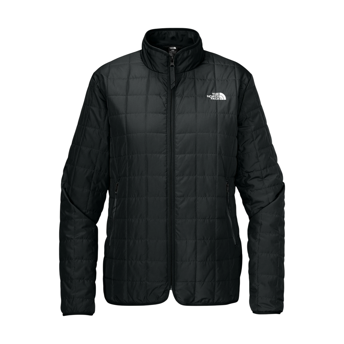 The North Face Women's Iron Drift Quilted Jacket in TNF Black — custom branded by Motive