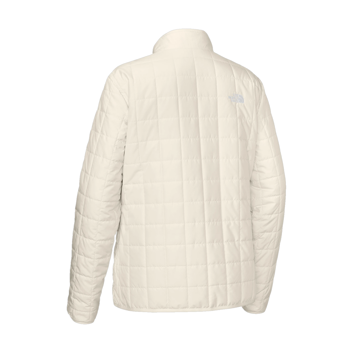 The North Face Women's Iron Drift Quilted Jacket in White Dune — custom branded by Motive