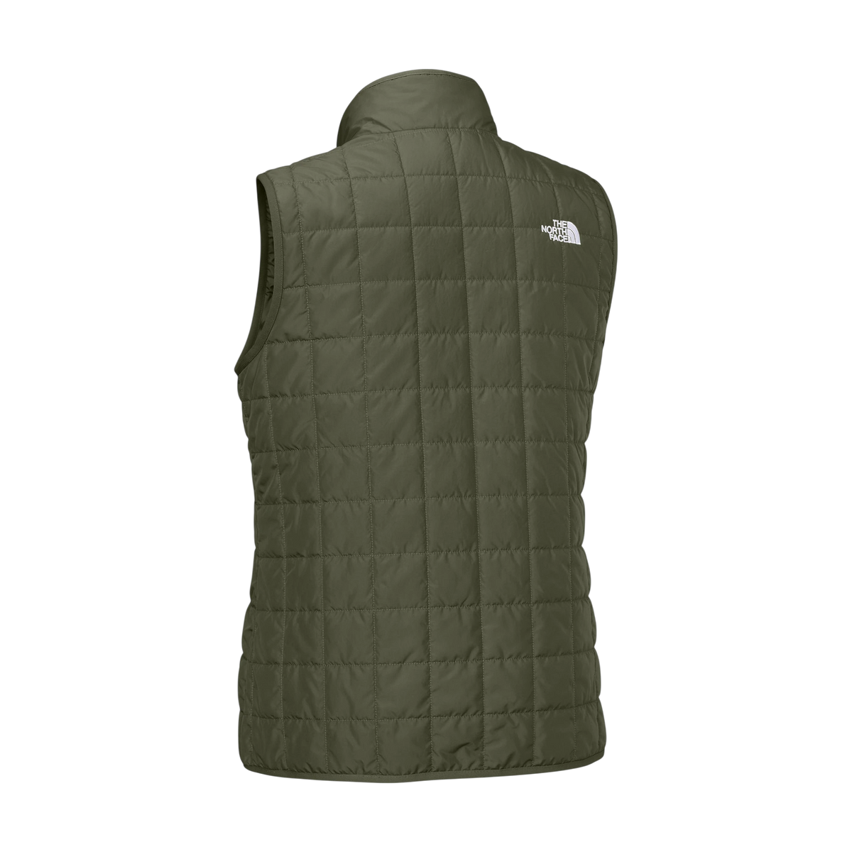 The North Face Women's Iron Drift Quilted Vest in New Taupe Green — custom branded by Motive