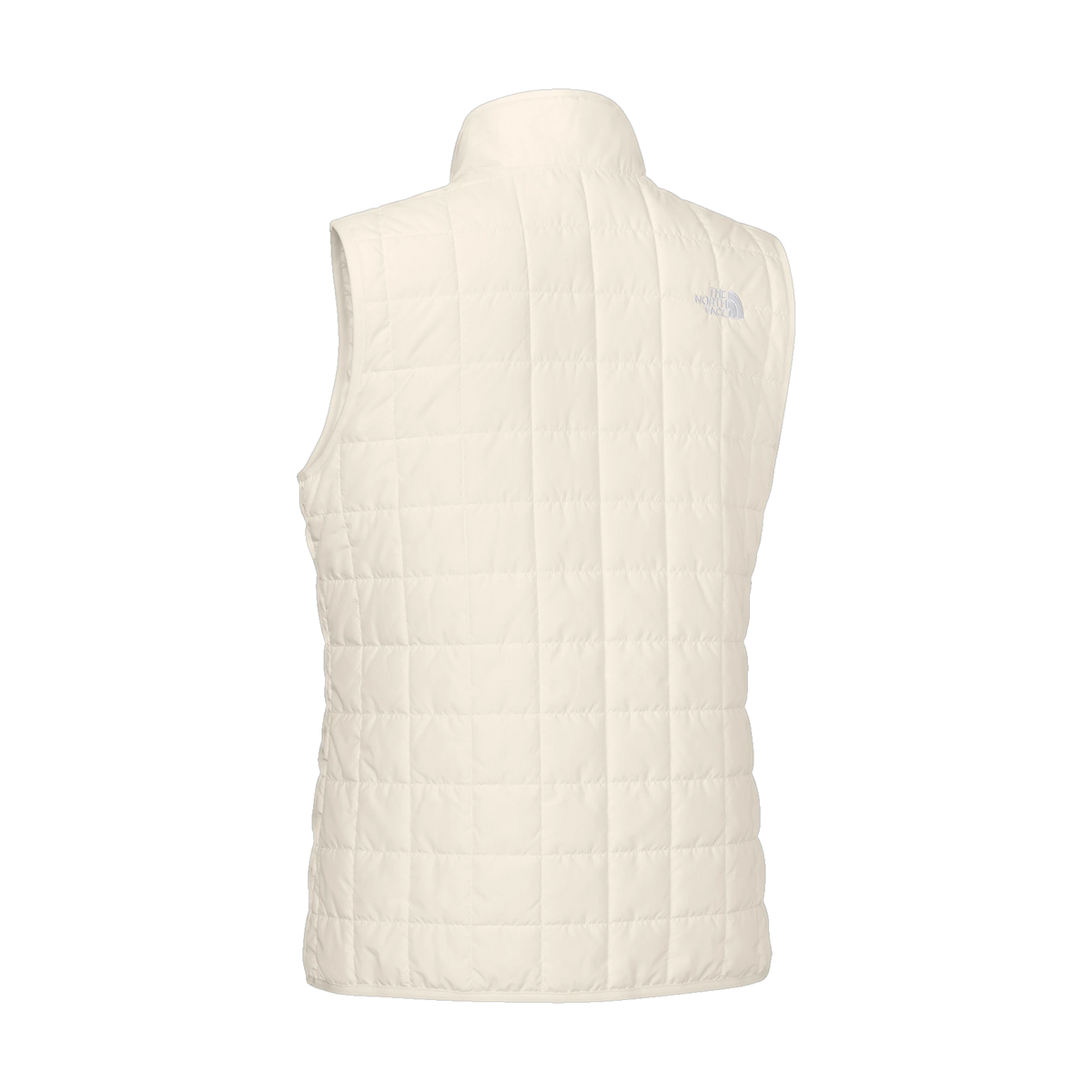 The North Face Women's Iron Drift Quilted Vest in White Dune — custom branded by Motive