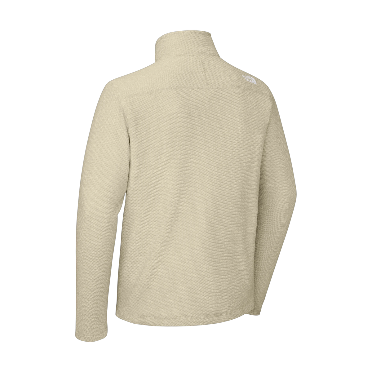 The North Face Textured Pine Grove 1/2-Zip in Gravel Heather — custom branded by Motive