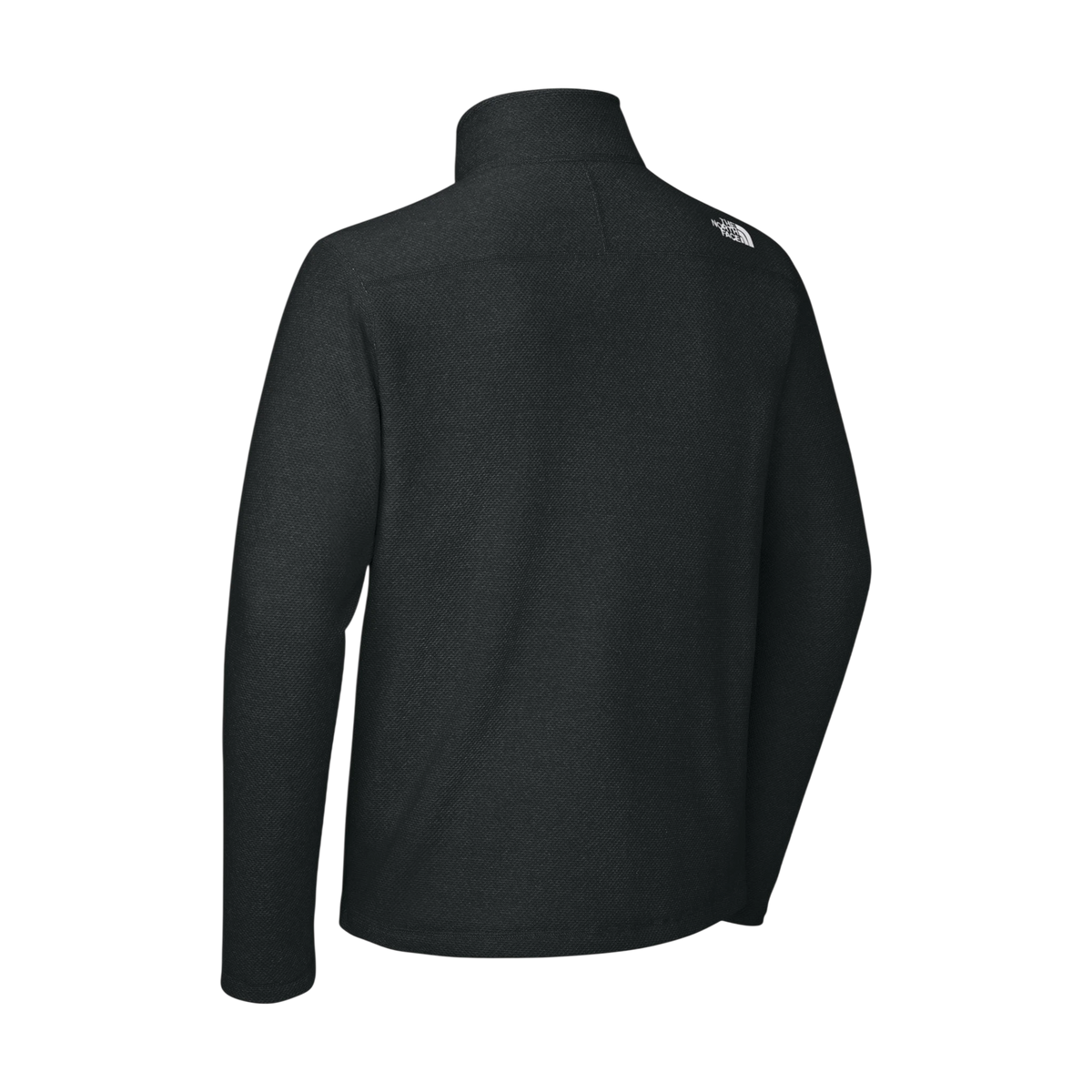 The North Face Textured Pine Grove 1/2-Zip in TNF Black Heather — custom branded by Motive