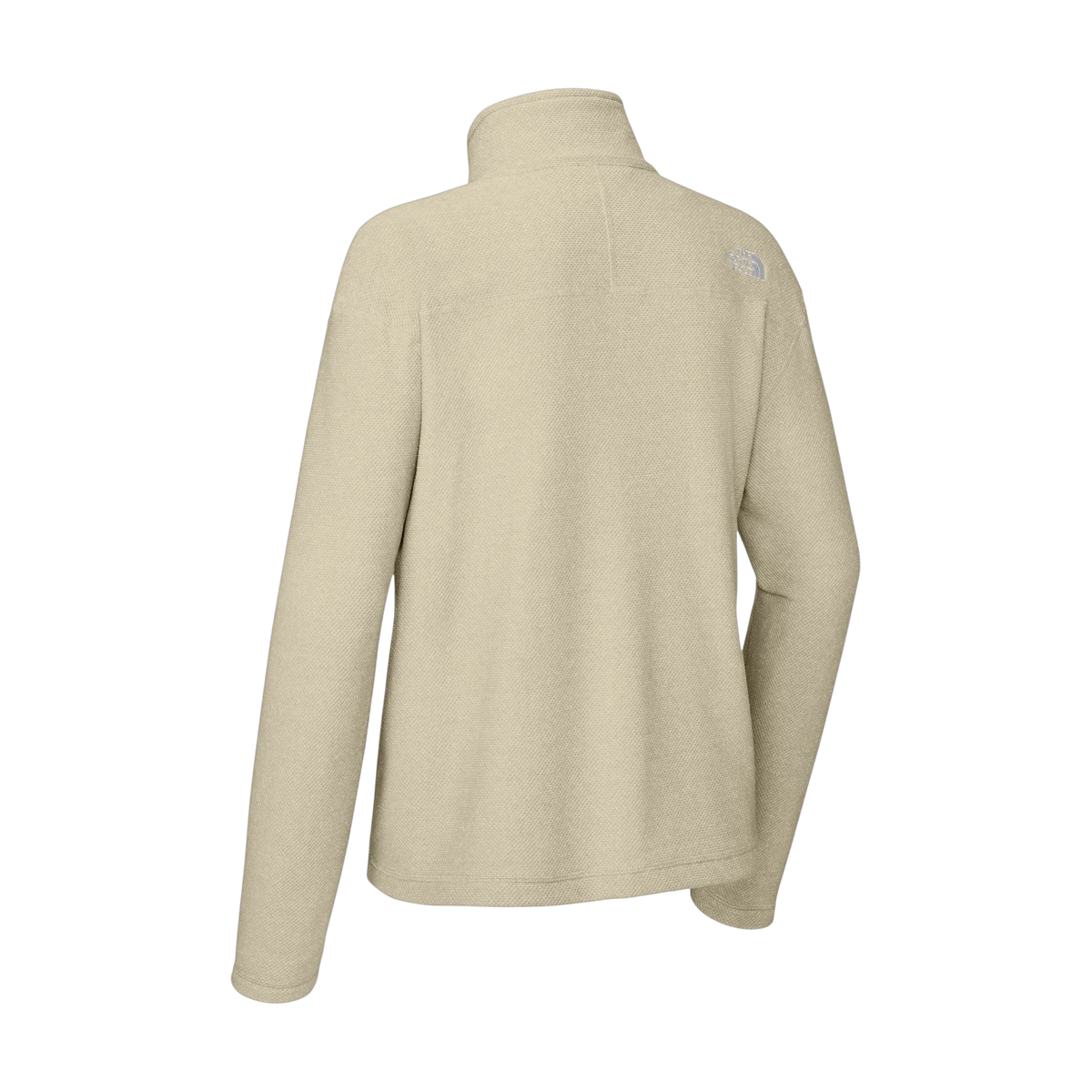 The North Face Women's Textured Pine Grove 1/2-Zip in Gravel Heather — custom branded by Motive