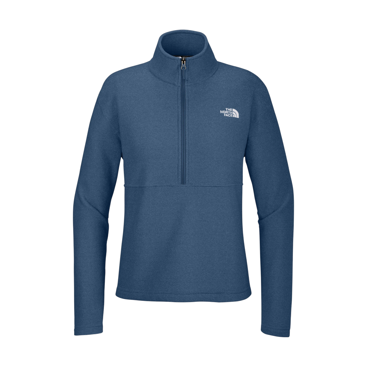 The North Face Women's Textured Pine Grove 1/2-Zip in Shady Blue Heather