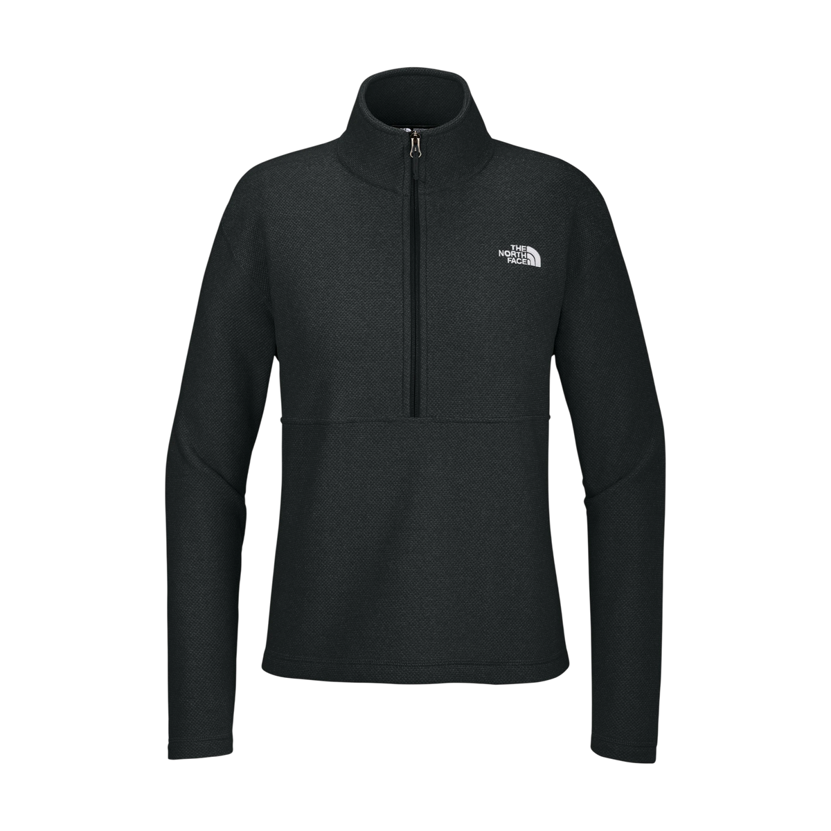 The North Face Women's Textured Pine Grove 1/2-Zip in TNF Black Heather