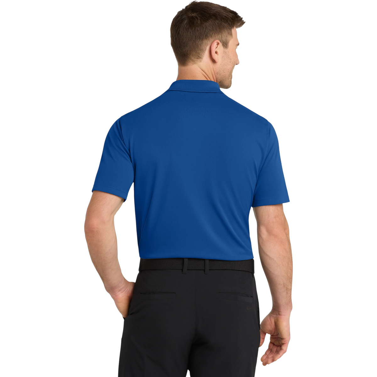 Nike Dri-FIT Micro Pique 2.0 Polo in Gym Blue — custom branded by Motive