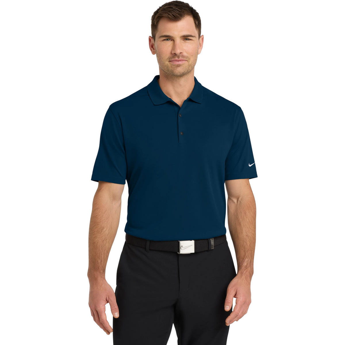Nike Dri-FIT Micro Pique 2.0 Polo in Navy — custom branded by Motive
