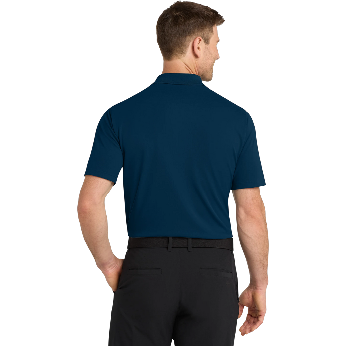Nike Dri-FIT Micro Pique 2.0 Polo in Navy — custom branded by Motive