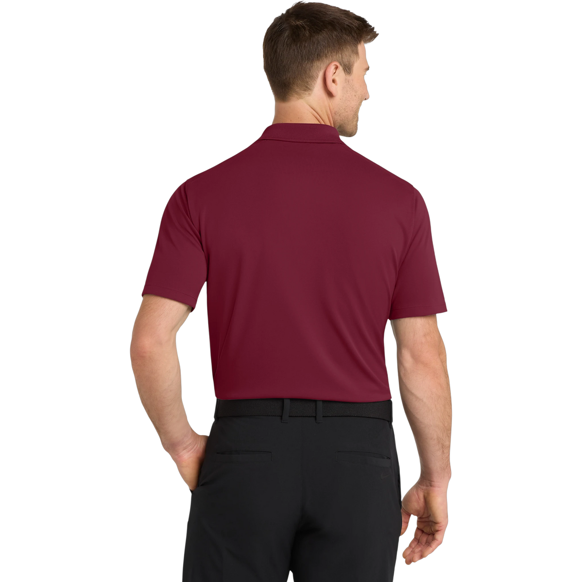 Nike Dri-FIT Micro Pique 2.0 Polo in Team Red — custom branded by Motive