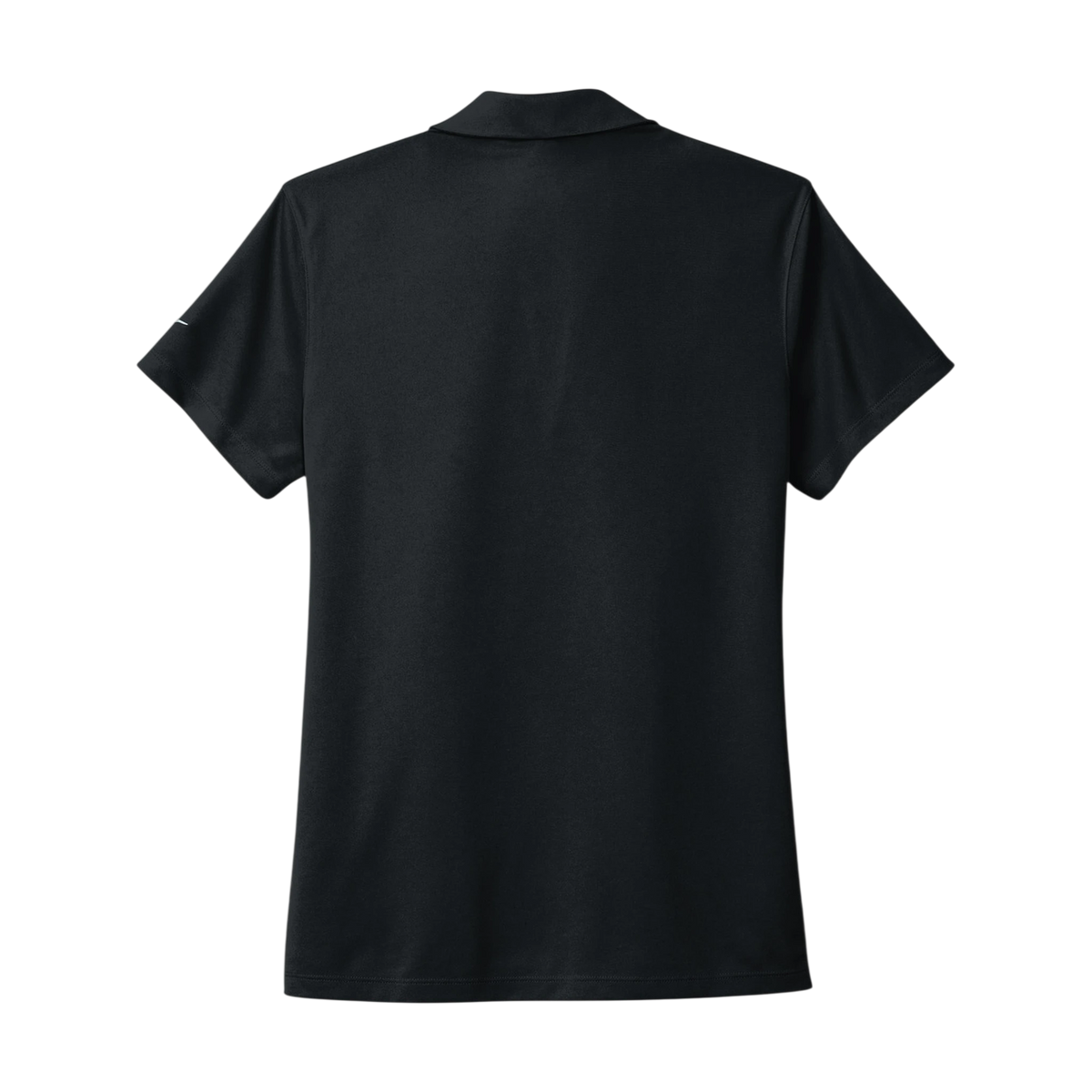 Nike Women's Dri-FIT Micro Pique 2.0 Polo in Black — custom branded by Motive