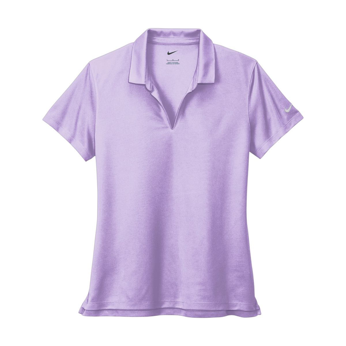 Nike Women's Dri-FIT Micro Pique 2.0 Polo in Urban Lilac — custom branded by Motive