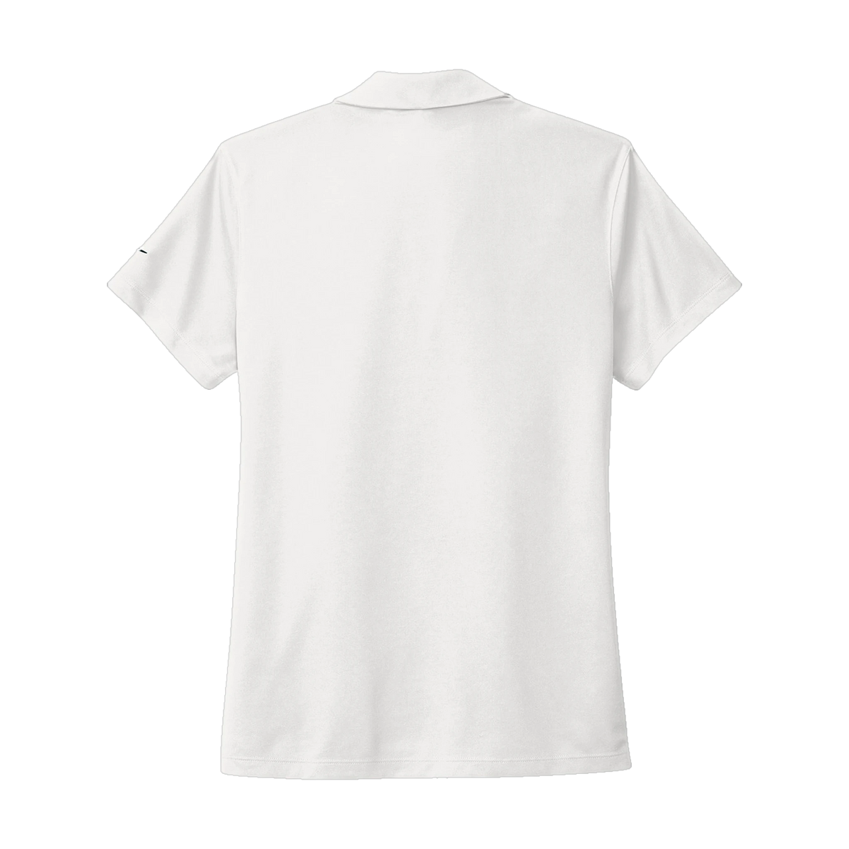 Nike Women's Dri-FIT Micro Pique 2.0 Polo in White — custom branded by Motive