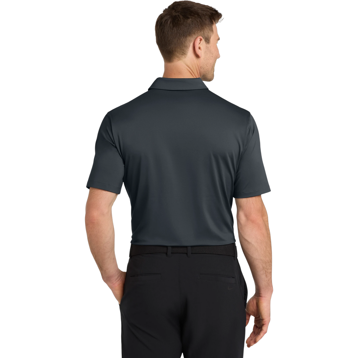 Nike Dri-FIT Vapor Polo in Anthracite — custom branded by Motive