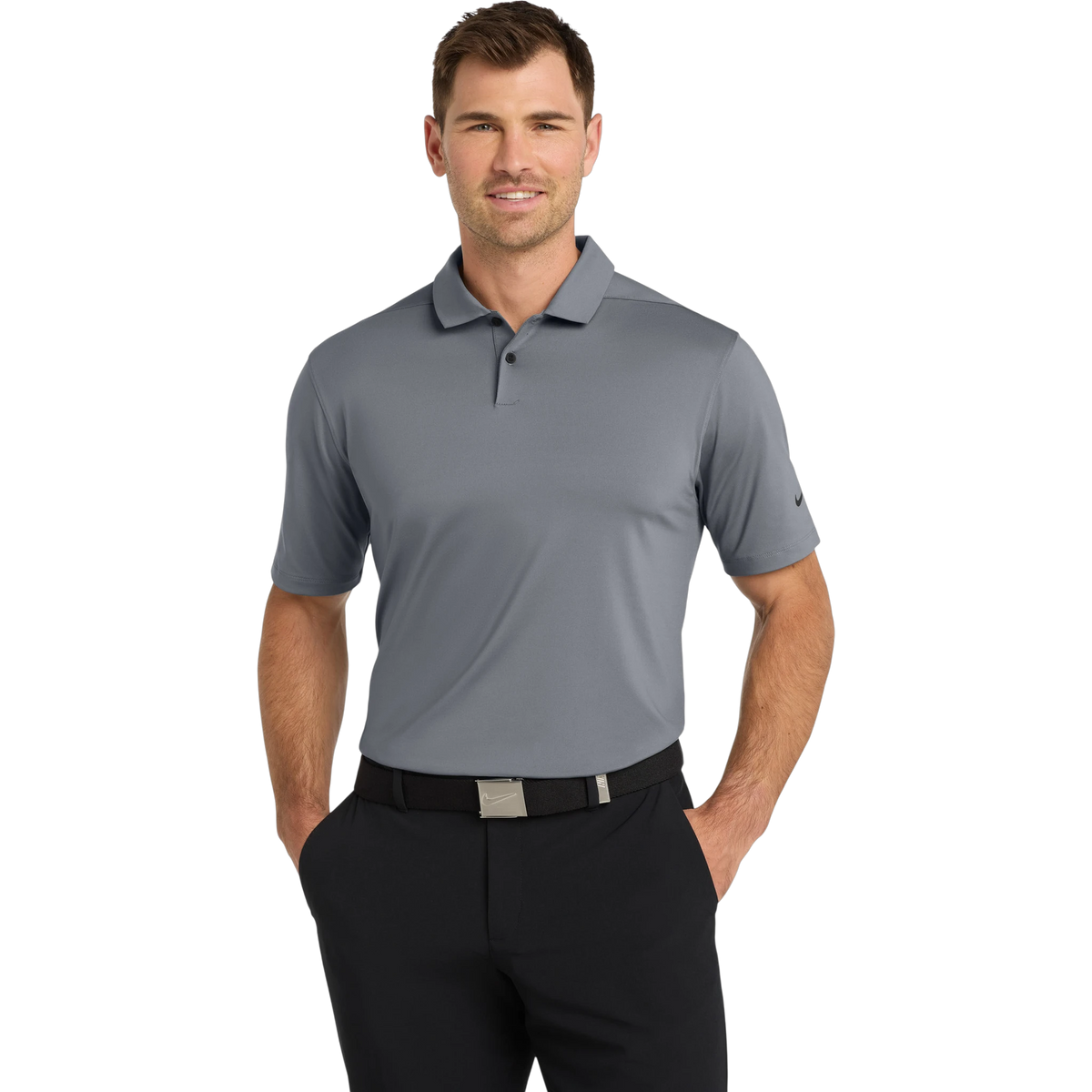 Nike Dri-FIT Vapor Polo in Cool Grey