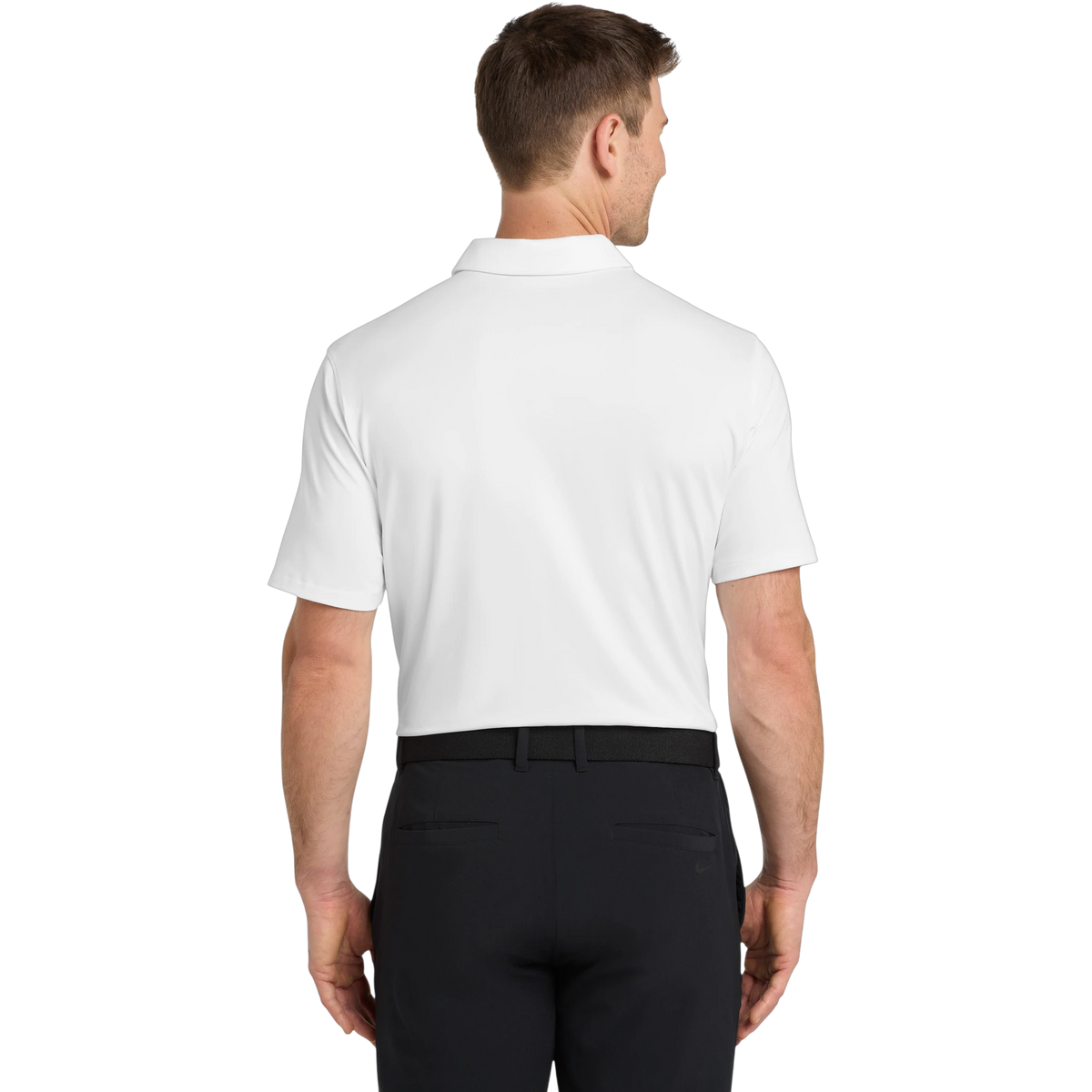 Nike Dri-FIT Vapor Polo in White — custom branded by Motive