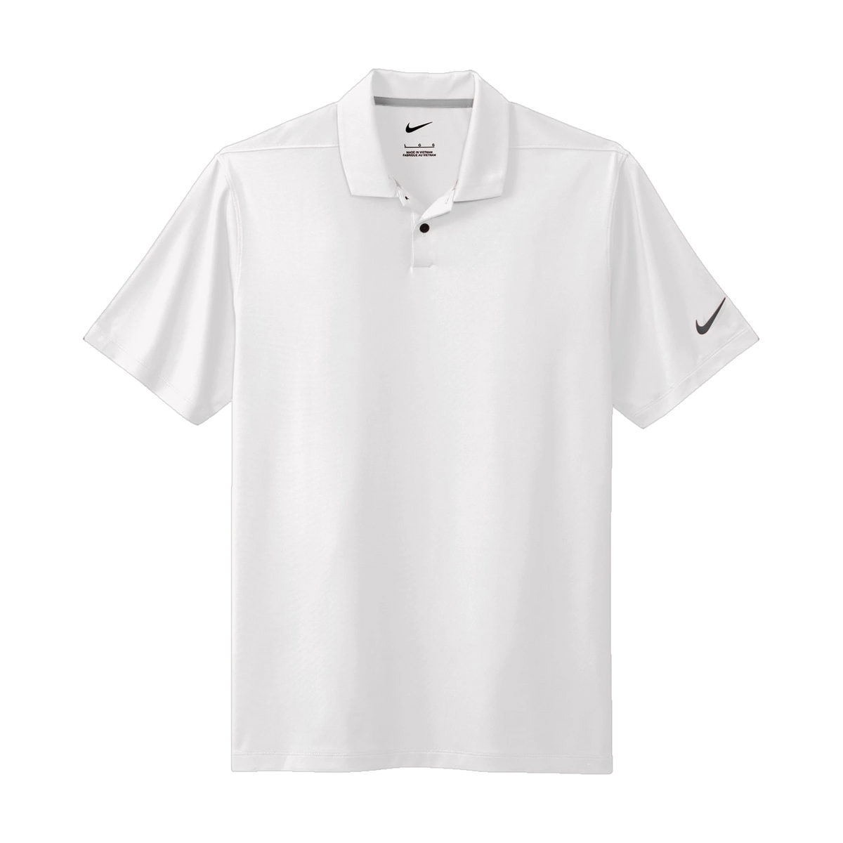 Nike Dri-FIT Vapor Polo in White — custom branded by Motive