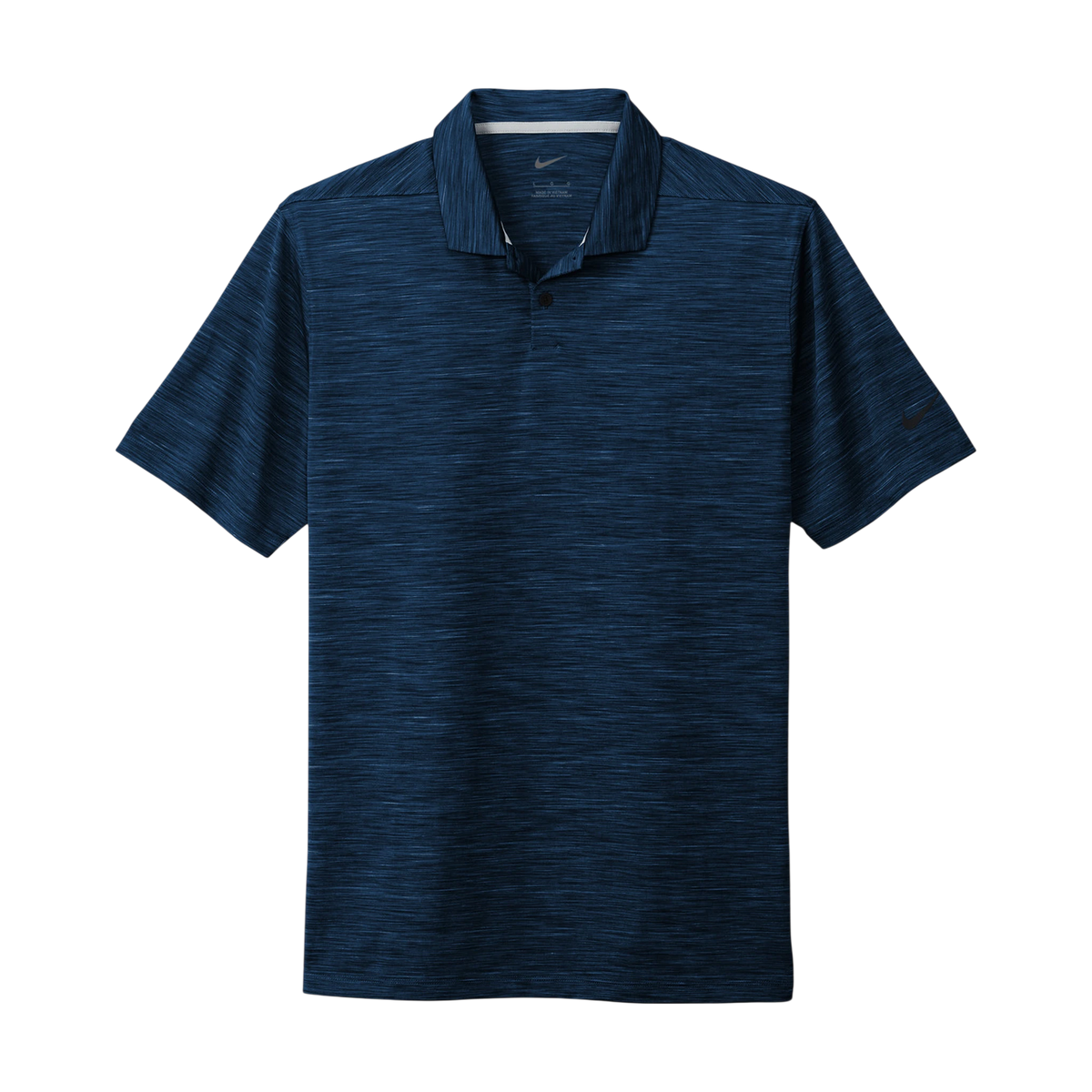 Nike Dri-FIT Vapor Space Dyed Polo in Navy — custom branded by Motive