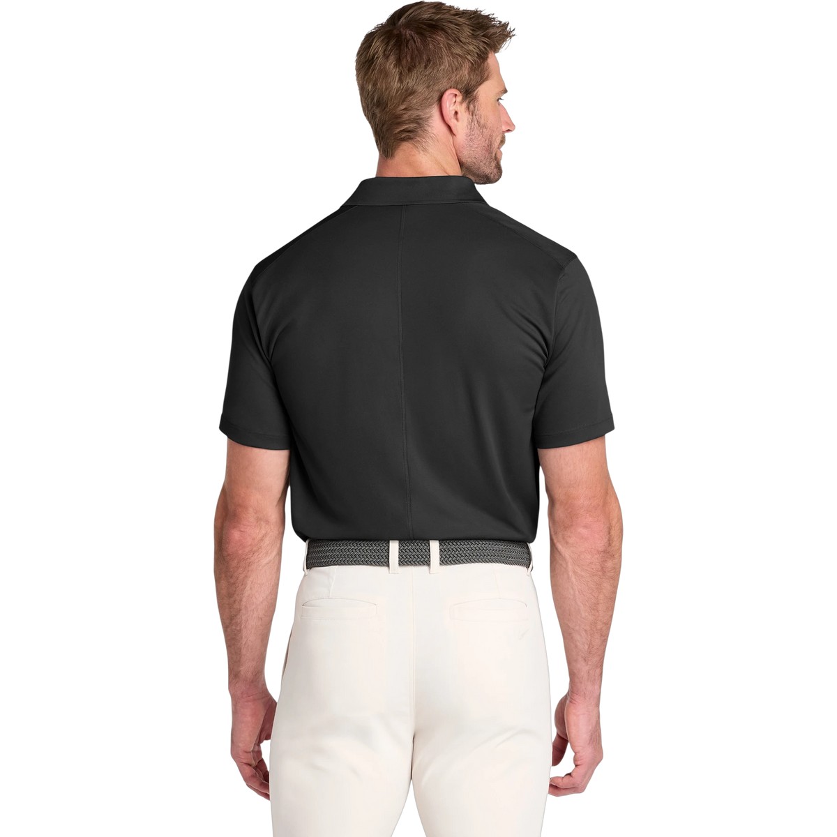 Nike Victory Solid Polo in Black — custom branded by Motive