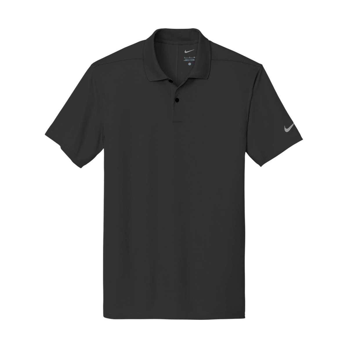 Nike Victory Solid Polo in Black — custom branded by Motive