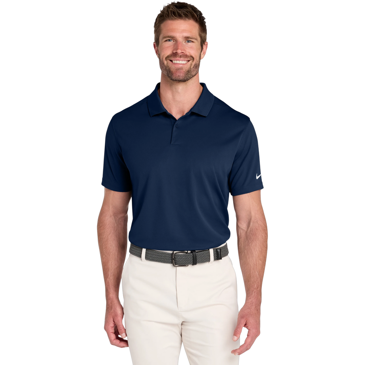 Nike Victory Solid Polo in College Navy