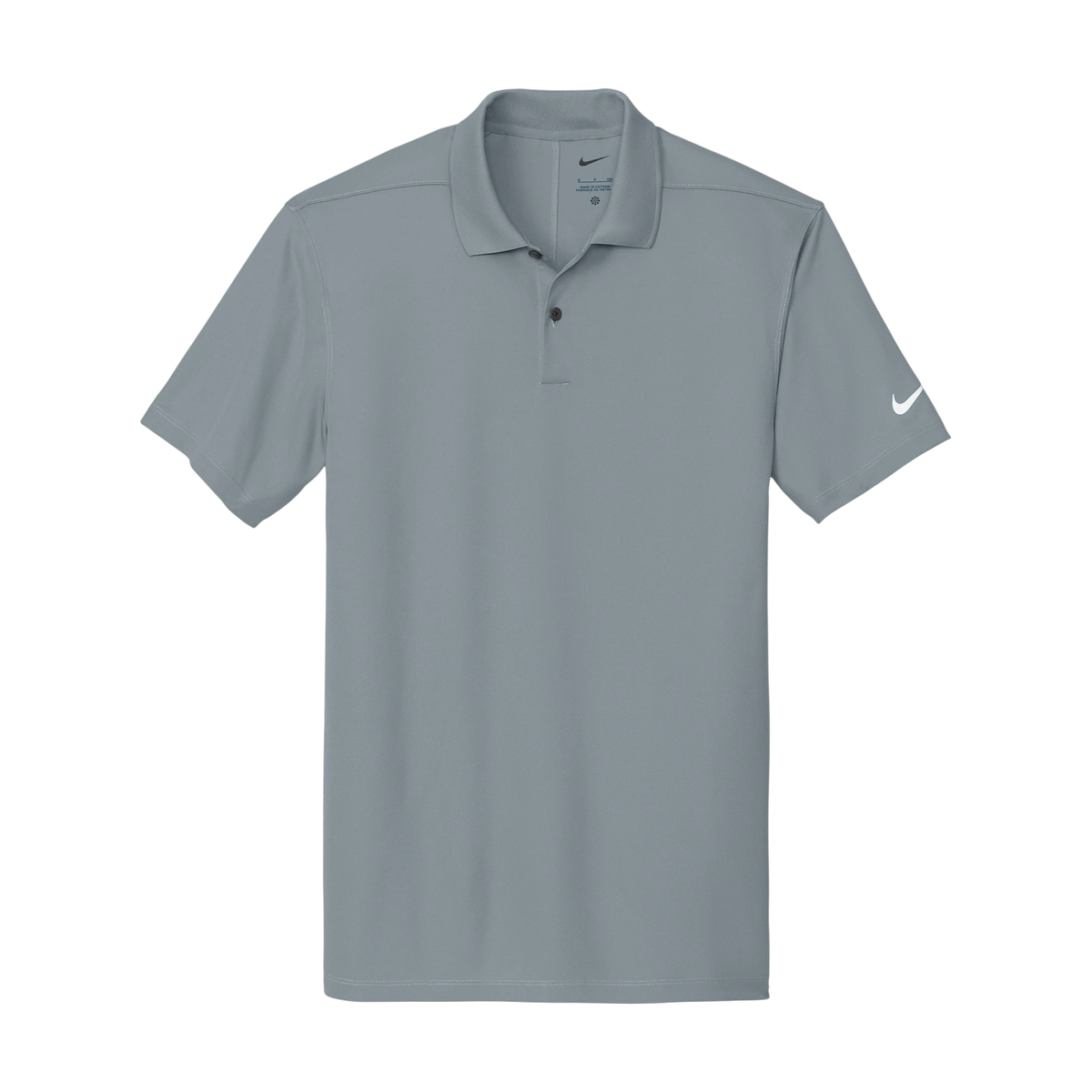 Nike Victory Solid Polo in Cool Grey — custom branded by Motive