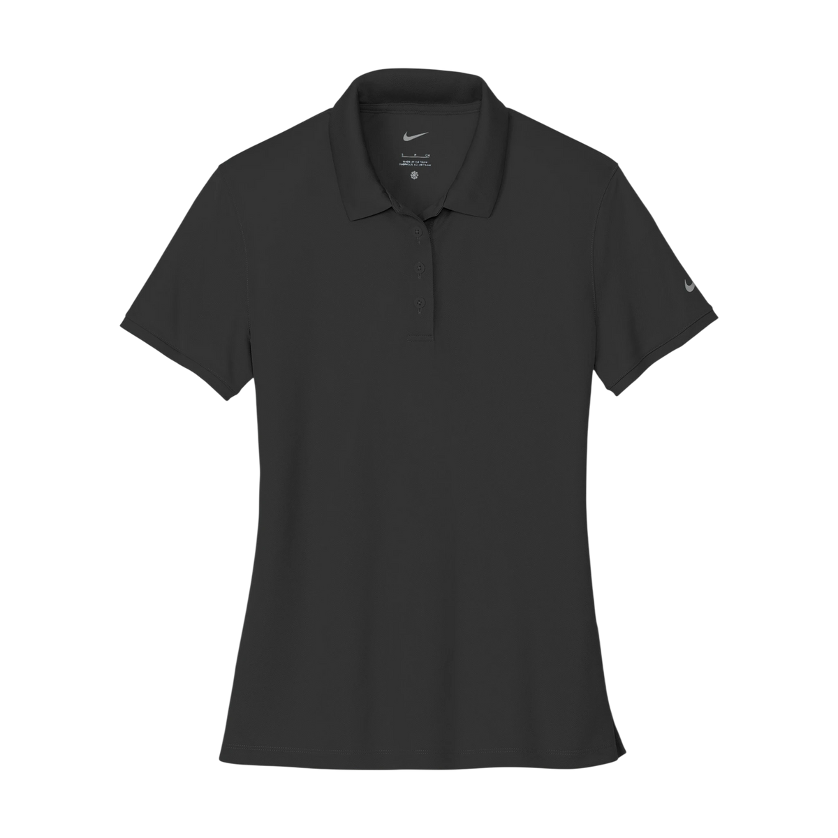 Nike Women's Victory Solid Polo in Black — custom branded by Motive