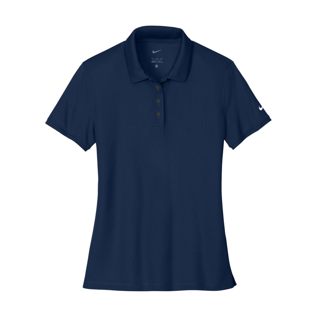 Nike Women's Victory Solid Polo in College Navy — custom branded by Motive
