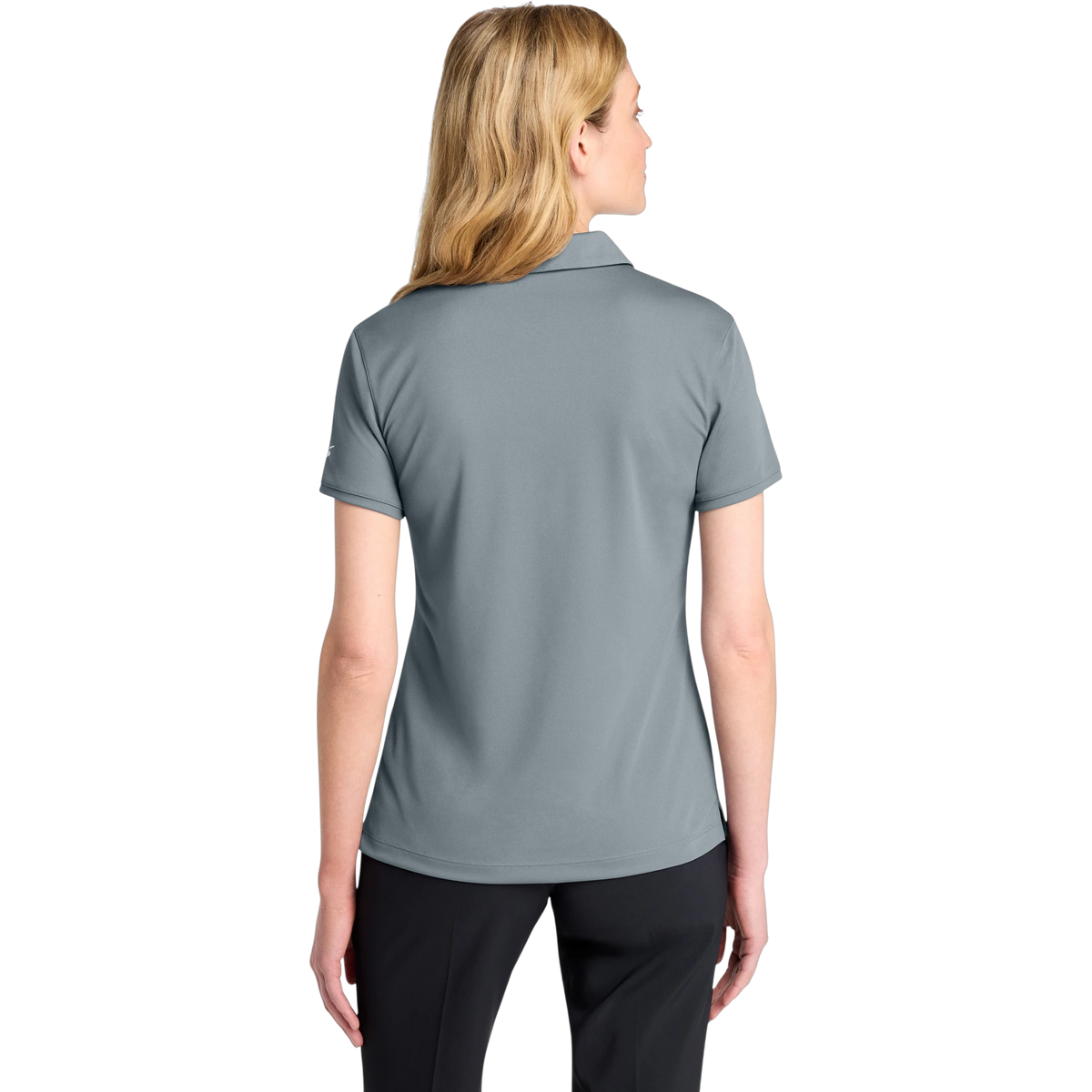 Nike Women's Victory Solid Polo in Cool Grey — custom branded by Motive