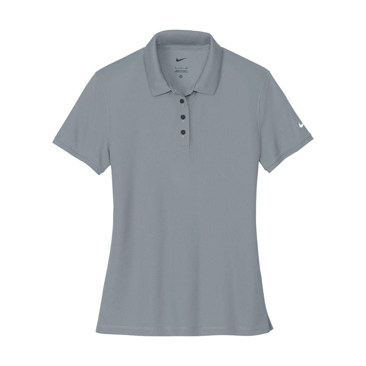 Nike Women's Victory Solid Polo in Cool Grey — custom branded by Motive