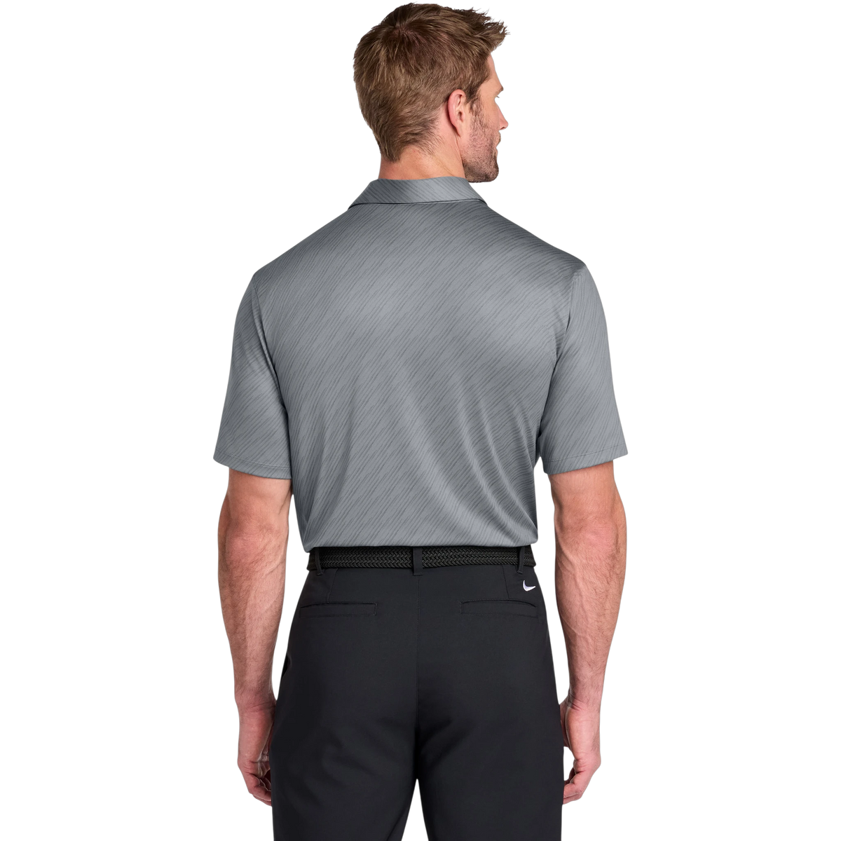 Nike Vapor Dash Polo in Cool Grey — custom branded by Motive