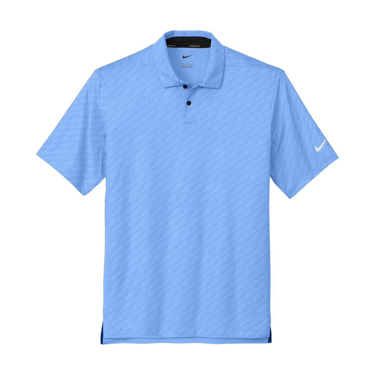 Nike Vapor Dash Polo in Valor Blue — custom branded by Motive
