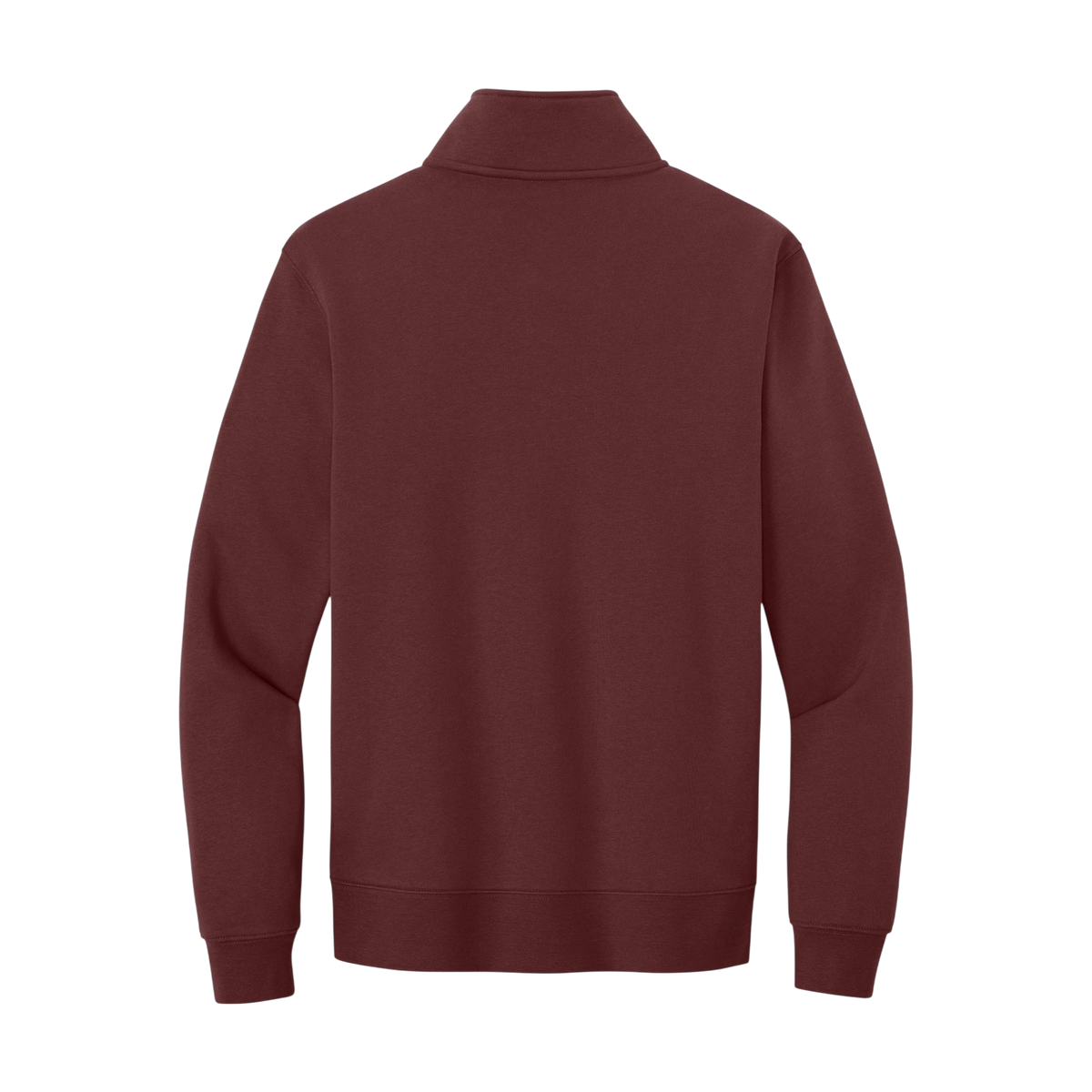 Nike Club Fleece Sleeve Swoosh 1/2-Zip in Dark Team Red — custom branded by Motive