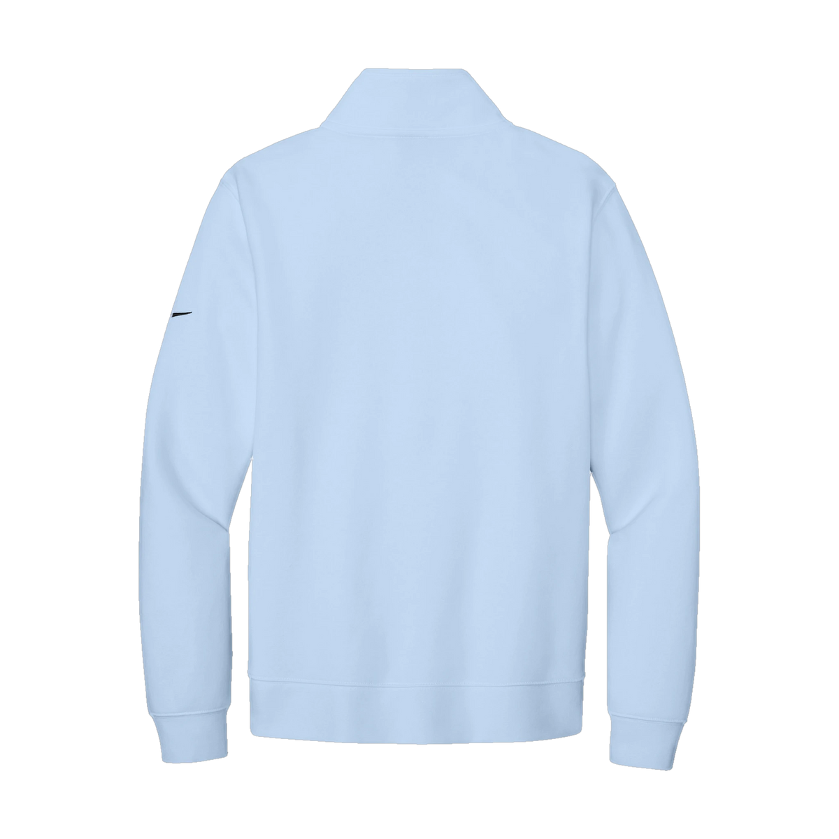 Nike Club Fleece Sleeve Swoosh 1/2-Zip in Hydrogen Blue — custom branded by Motive