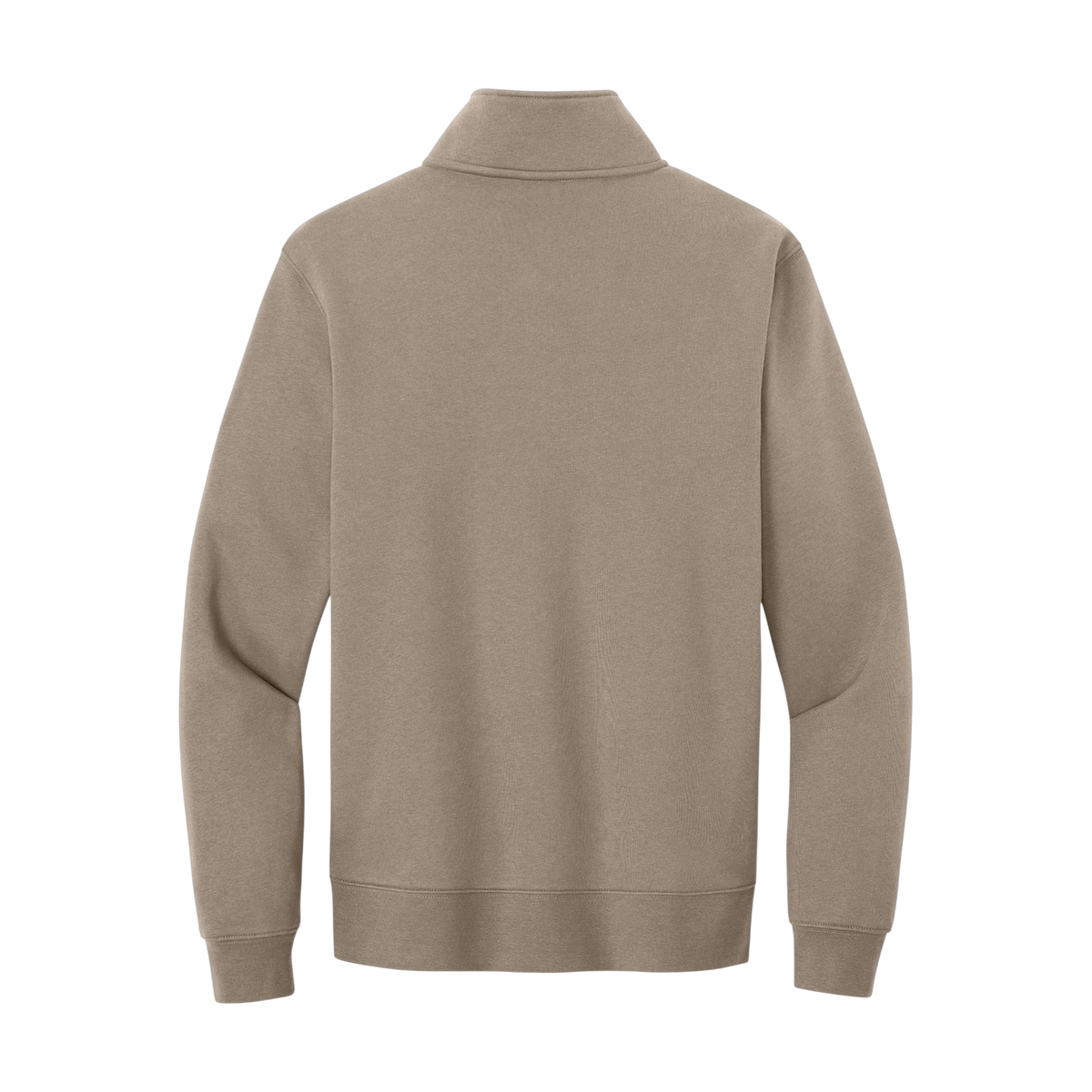Nike Club Fleece Sleeve Swoosh 1/2-Zip in Khaki — custom branded by Motive
