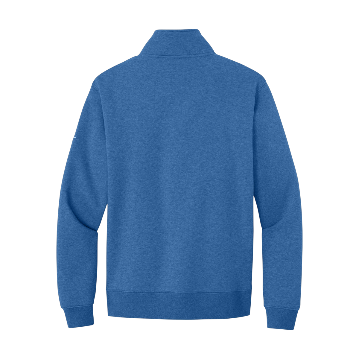 Nike Club Fleece Sleeve Swoosh 1/2-Zip in Light Game Royal Heather
