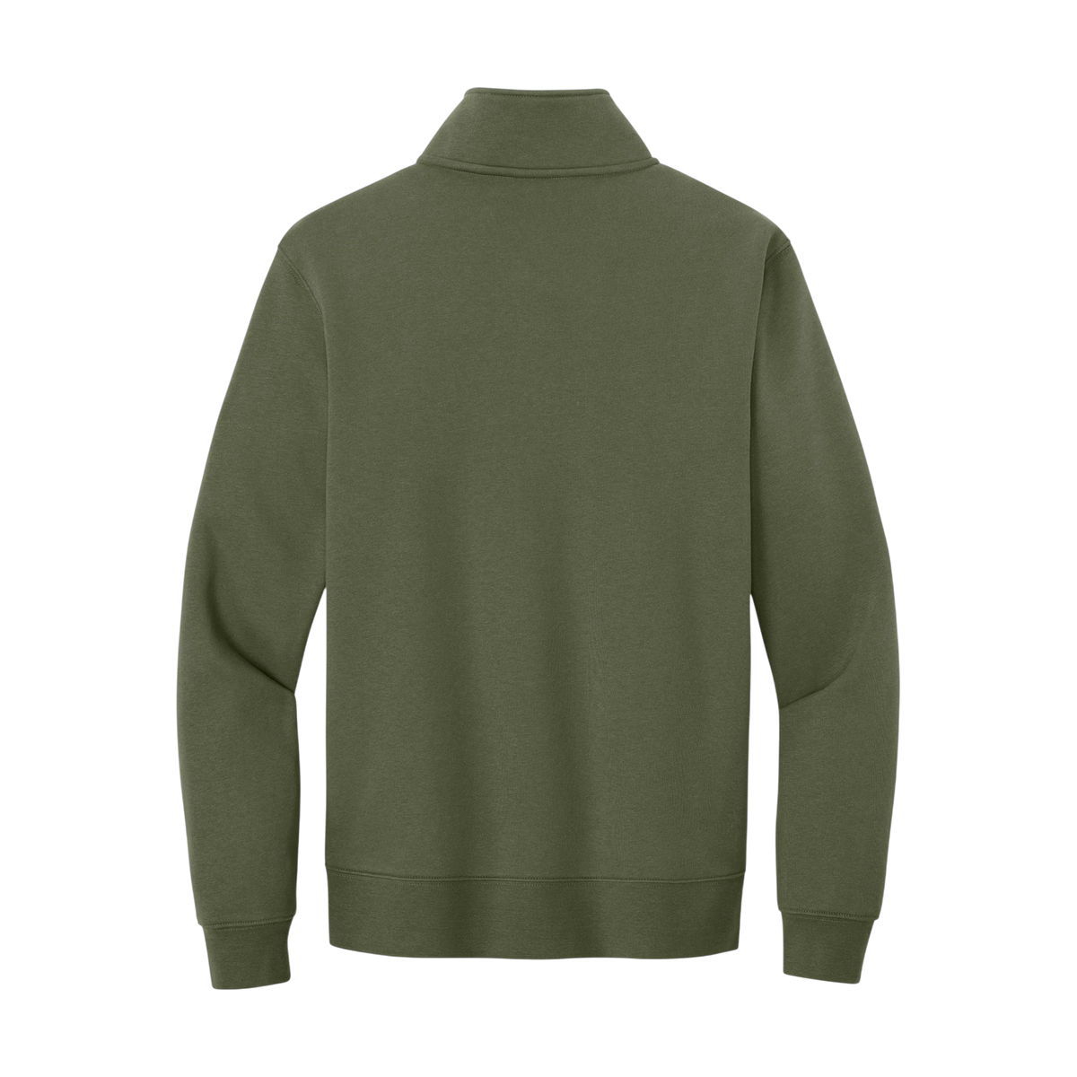 Nike Club Fleece Sleeve Swoosh 1/2-Zip in Medium Olive — custom branded by Motive