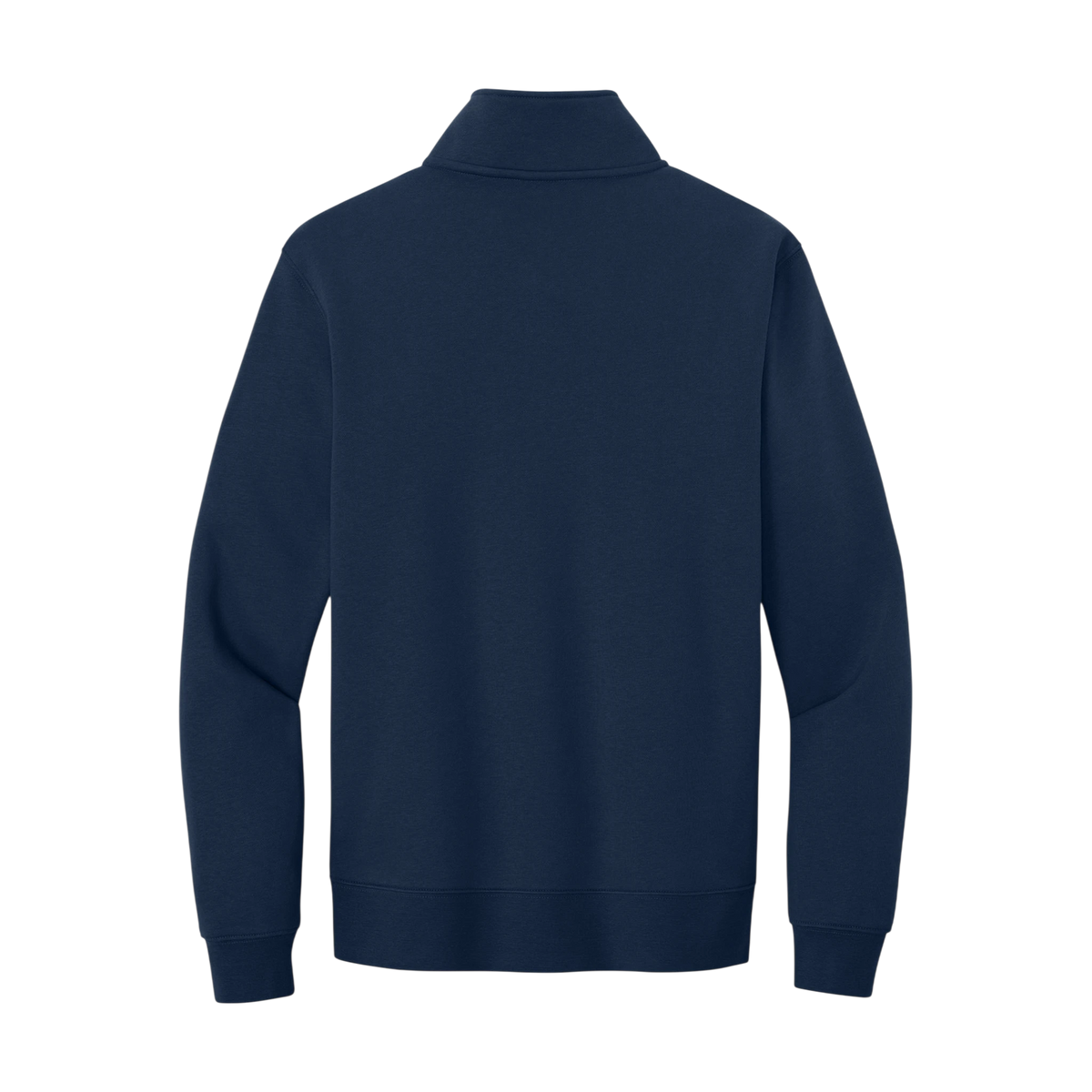Nike Club Fleece Sleeve Swoosh 1/2-Zip in Midnight Navy — custom branded by Motive