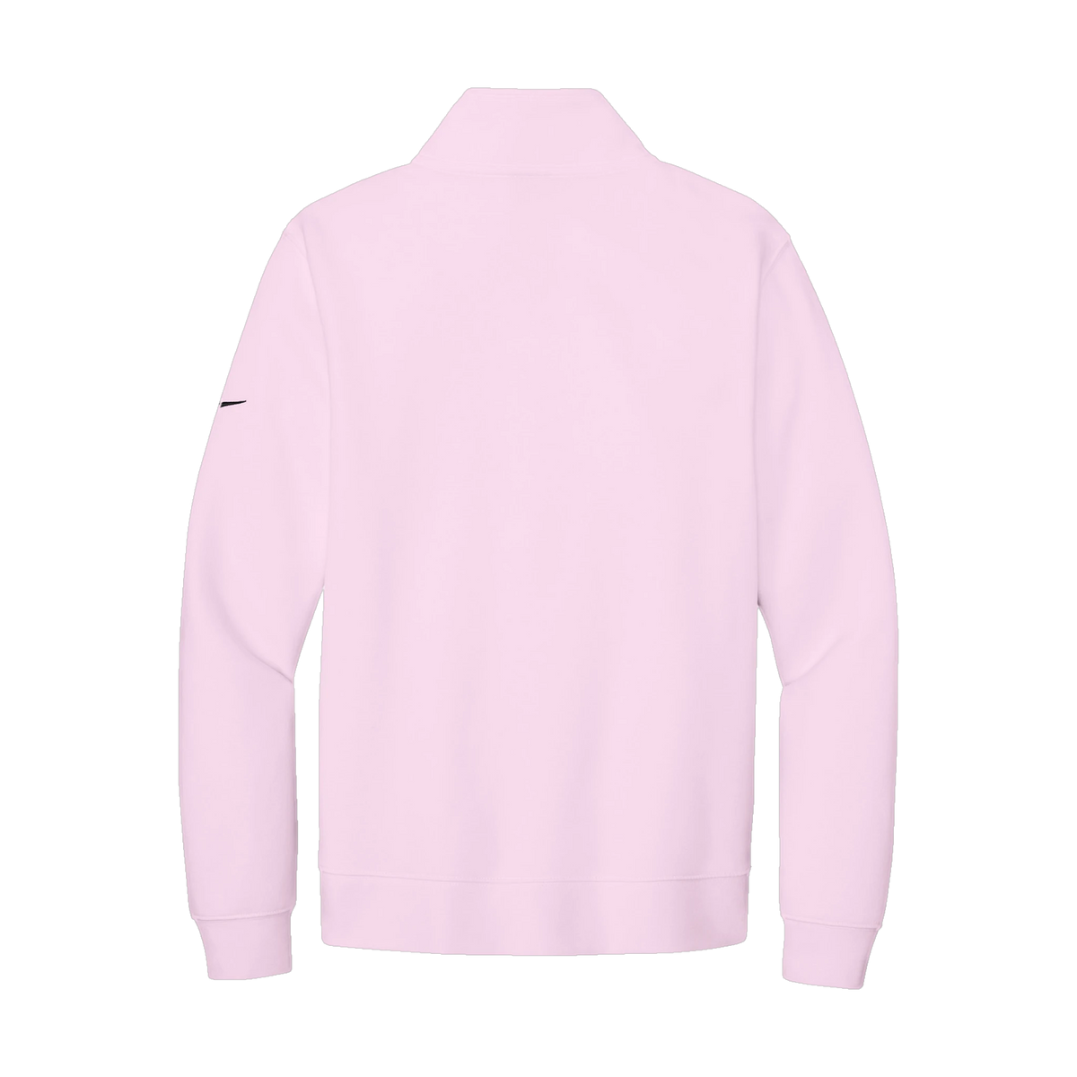 Nike Club Fleece Sleeve Swoosh 1/2-Zip in Pink Foam — custom branded by Motive