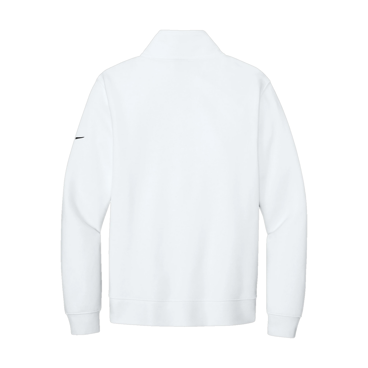 Nike Club Fleece Sleeve Swoosh 1/2-Zip in White