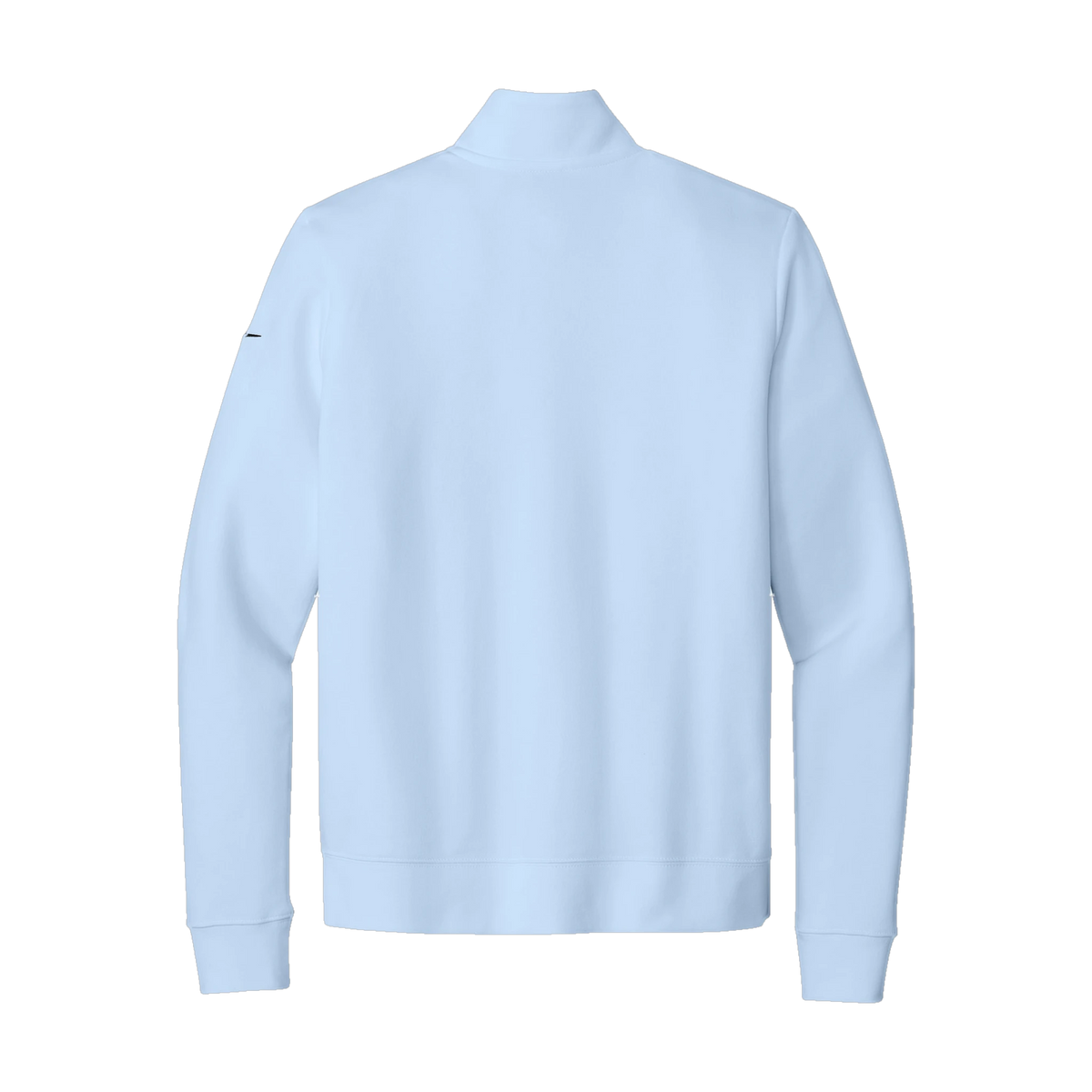 Nike Women's Club Fleece Sleeve Swoosh 1/2-Zip in Hydrogen Blue — custom branded by Motive