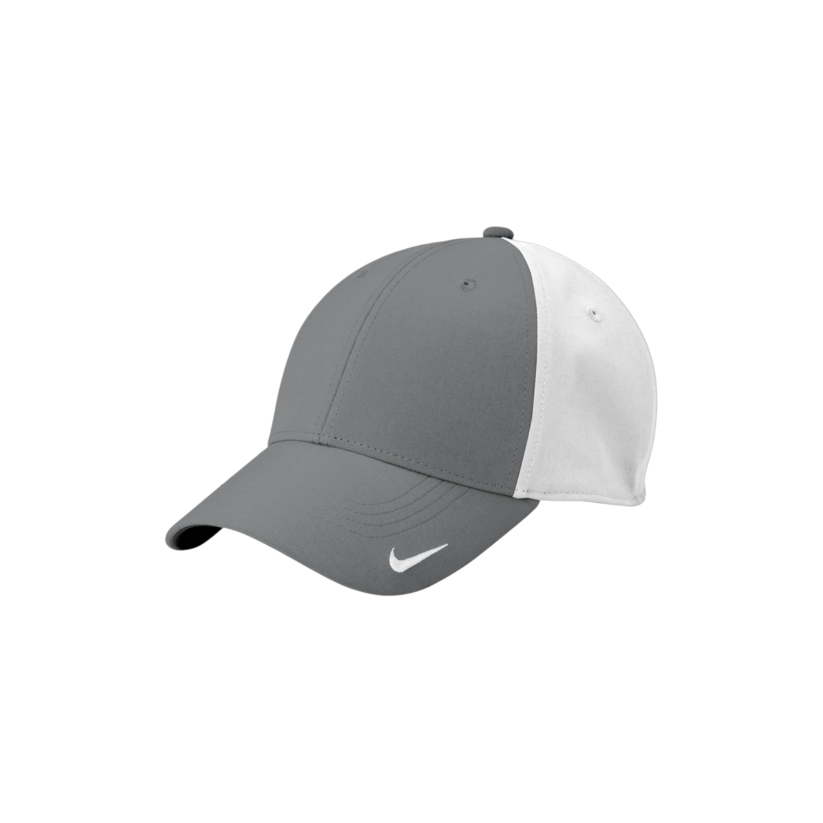 Nike Dri-FIT Legacy Cap in Dark Grey/ White — custom branded by Motive