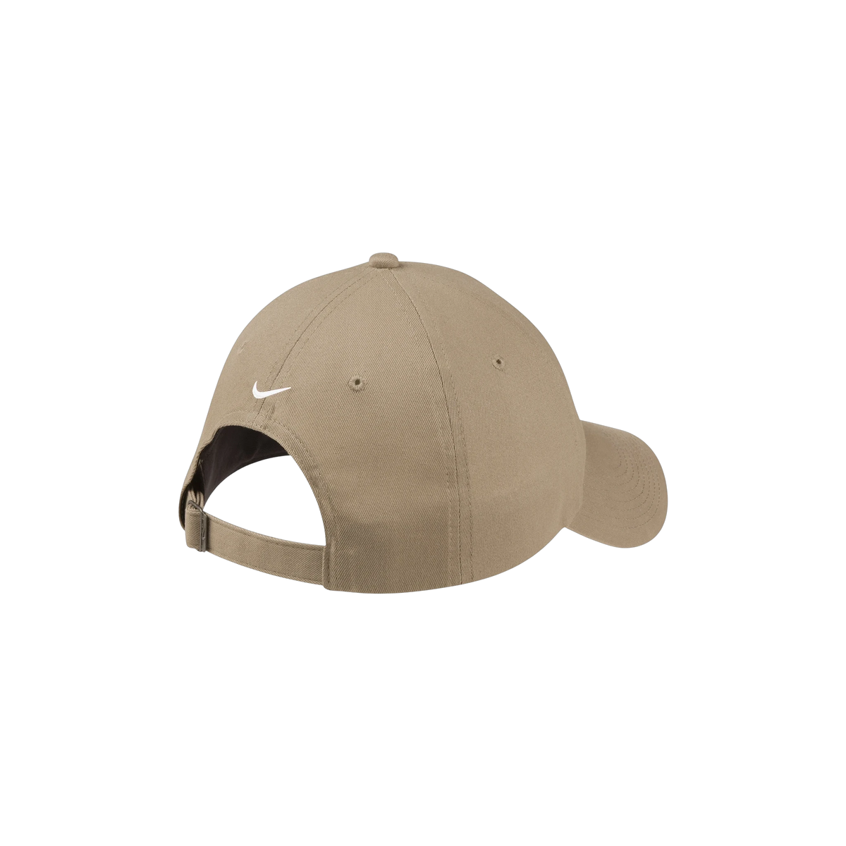 Nike Unstructured Cotton/Poly Twill Cap in Khaki — custom branded by Motive