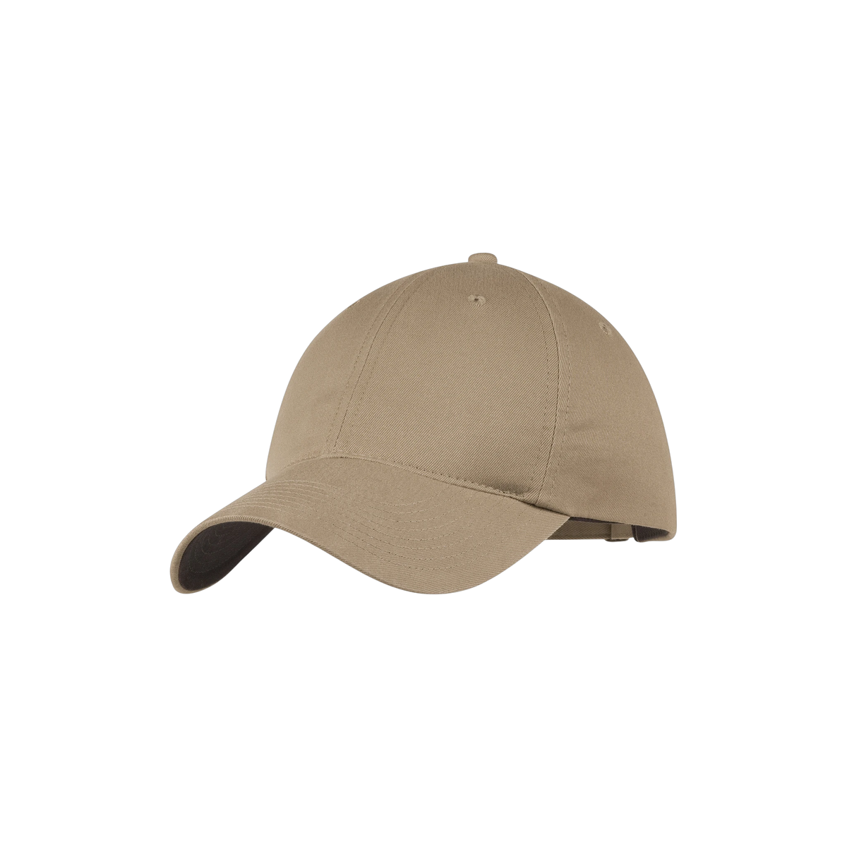 Nike Unstructured Cotton/Poly Twill Cap in Khaki — custom branded by Motive