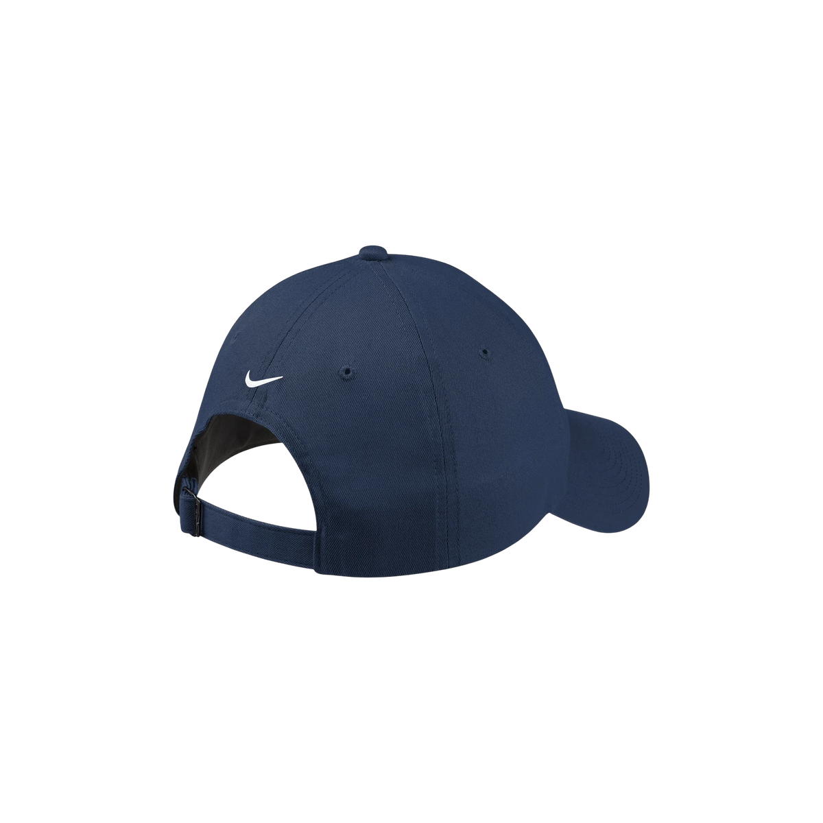 Nike Unstructured Cotton/Poly Twill Cap in Navy — custom branded by Motive