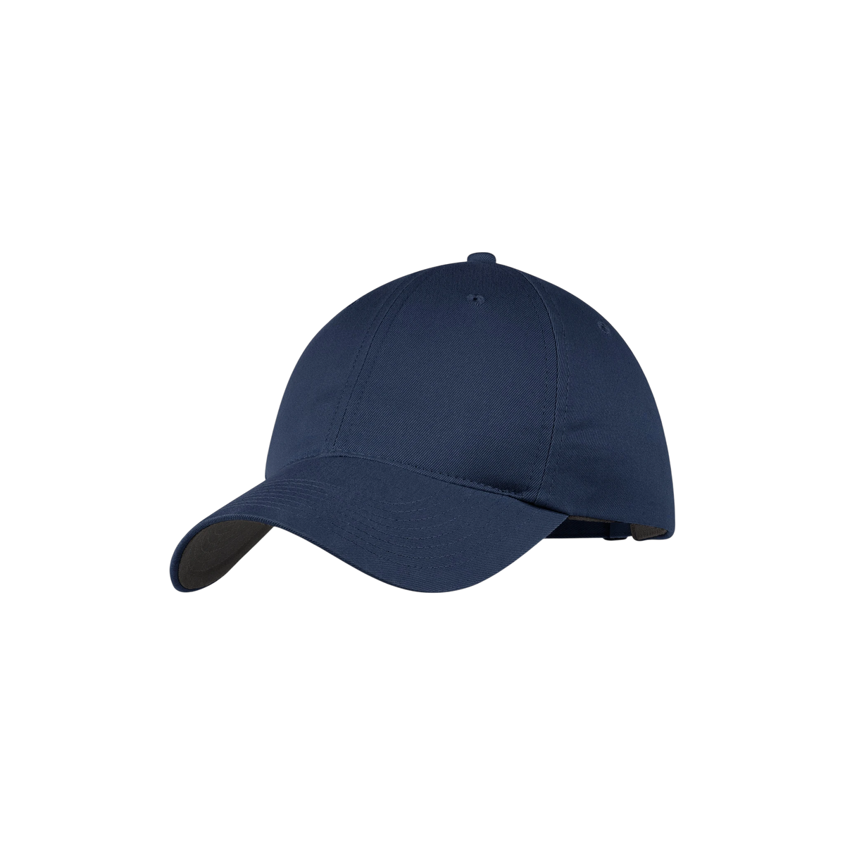 Nike Unstructured Cotton/Poly Twill Cap in Navy — custom branded by Motive