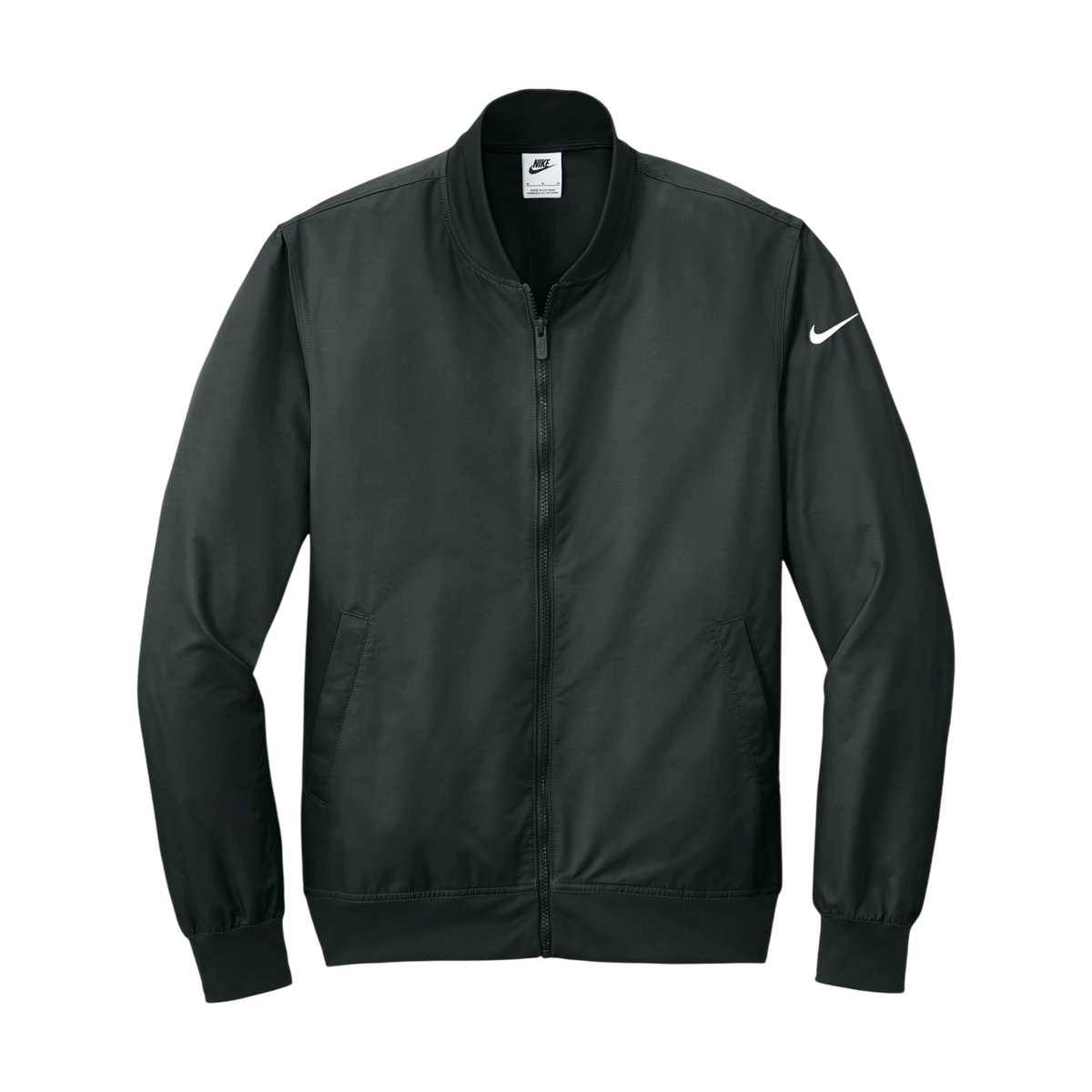 Nike Bomber Jacket in Black — custom branded by Motive