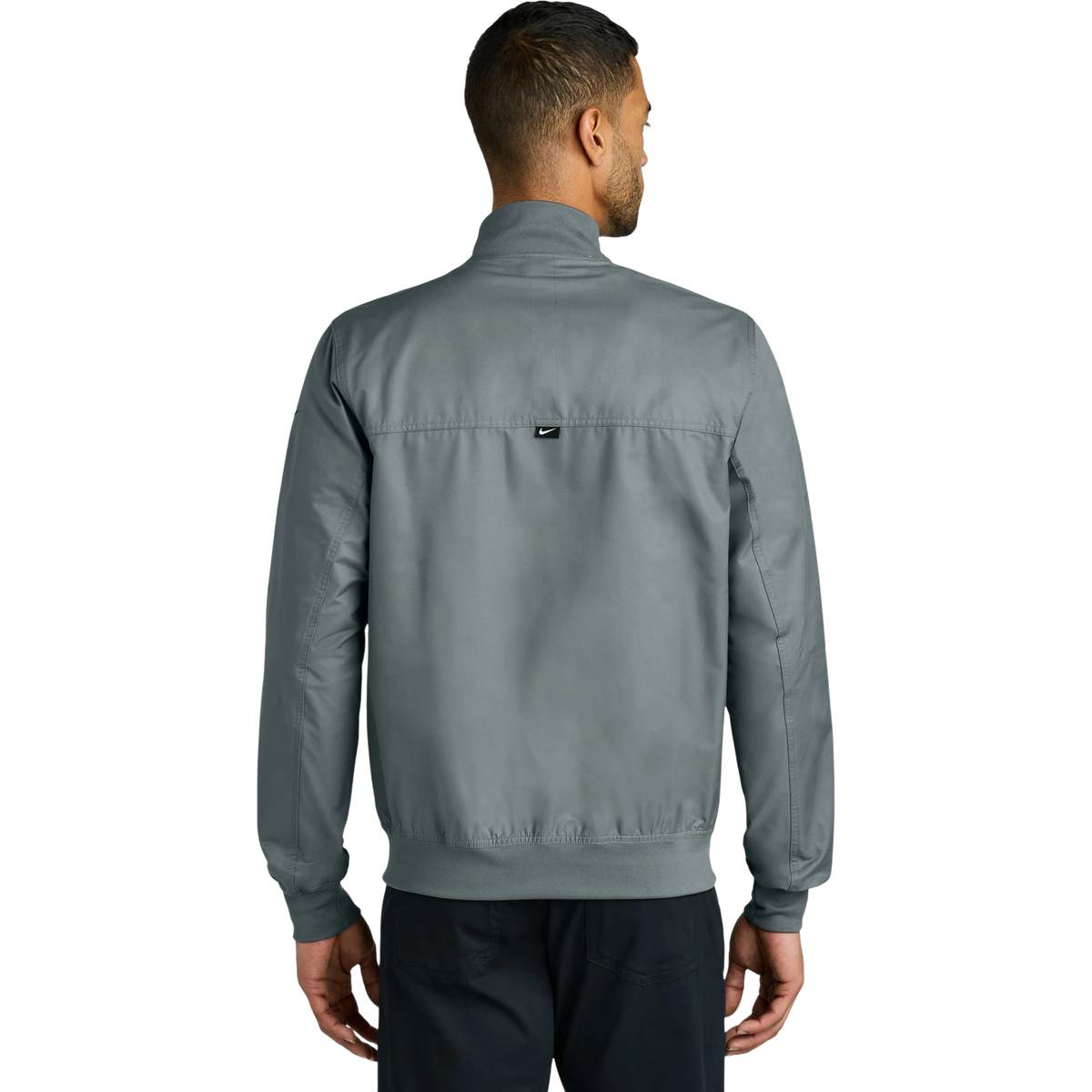 Nike Bomber Jacket in Cool Grey — custom branded by Motive