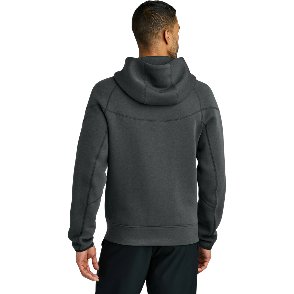 Nike Tech Fleece Full-Zip Hoodie in Anthracite Heather — custom branded by Motive